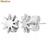 Cercei din inox 6 mm - soare - cod 112