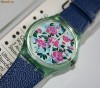 Ceas Swatch original, Deosebit,curea piele  - poza reala