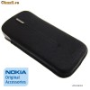 HUSA TOC NOKIA C6 5230 5800 n97 ORIGINALA PIELE CULOARE NEAGRA + LIVRARE GRATUITA