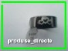 Inel inox negru
