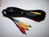 Cablu AV (3xRCA tata - 3xRCA tata) 1.6m