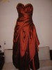 Rochie de ocazie deosebita (margelele si paietele sunt cusute manual) +GRATIS bolero din dantela