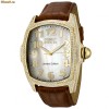 Invicta Men's  Lupah Collection Crystal Accented Brown