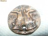 MEDALIE,PLACHETA ,IN RELIEF BRONZ ,VECHE,SAD