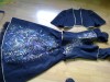 Rochie de seara, pictata manual, designer Stela Lucici