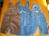 Set 3 salopete Ralph Lauren originala,raiat si blugi 3-6 luni