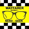 WAYFARER L SAH CHECK EDITION Ochelari Negri Cu Lentile Transparente NERD GEEK CLEAR LENS Tocilar gen ray ban stil retro vintage rame negre tocilari