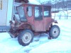 tractor 4 x 4  motor de fiat in 2 pistoane.