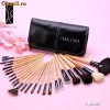 Set Trusa 24 Pensule Profesionale Machiaj Par Natural - husa neagra inclusa - Fraulein38 Germania