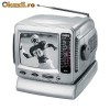 bleck and white tv with radio bleck and white tv with radio