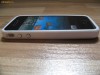 Bumper Iphone 4 Cu butoane Metalice Extra Calitate Alb + Cadou Folie Fata Spate