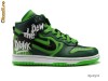 Nike Dunk High Custom Do The Dew green/blue - pe comanda - 14 zile