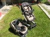 Set carucior Peg Perego Skate, cos de masina Peg Perego Primo Viaggio si baza ajustabila