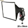 Softbox pentru blitz de aparat 20x30cm