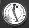 10 Dolari 1982 - Jamaica - Argint - Campionatul Mondial Fotbal Spania - 9.775 tiraj