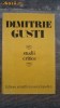 Dimitrie Gusti	- Studii critice