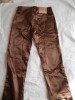 pantaloni originali john galliano, maro, din saten, masura 26/40
