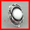 RT19 - Inel vintage dragut din argint tibetan, marime ajustabila
