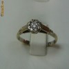 Inel aur 18 KT cu DIAMANT NATURAL deosebit , frumos