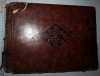 ALBUM FOTO  FOARTE VECHI -IMBRACAT IN  PIELE = REDUCERE !!!