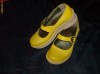 pantofi nr 36 galbeni 100 piele
