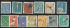 RFL 1959 CHINA - Sport, 13 timbre stampilate diferite