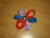 Brosa colorata din fermoar