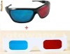 ochelari 3d anaglyph red blue plastic bonus ochelari 3d anaglyph red blue carton