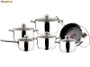 Set oale inox cu manere de inox KH 436