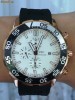 Ceas IWC, barbatesc, bratara silicon, rama aurie, cadrane functionale, tiple pe el, geam cristal - SUPERB
