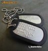 Dog Tag imprimat la comanda, Inox DOG TAG INOX