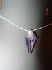 Pandantiv deosebit cristal swarovski triunghi violet  Swarovski Strass Triangle Pendant - bijuterii handmade mireasa