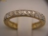 Inele din aur galben si alb, cu diamante naturale 0,15 ct - NOI, elegante -  reducere 50%