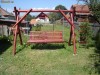 Leagan rustic din lemn masiv, balansoar din lemn SUPER OFERTA