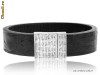 Bratara inox/piele POLICE PJ 23877BLB/01-L ANCIENT-Originala-Sigilata-89e-la cutie etichete carti=