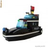 jucarie nava tip lego de politie, barca de politie, jocuri educative