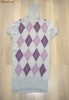 Pulover cu maneca scurta-tip helanca- BERSHKA