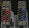 VAND CEAS LED SAMURAI LAVA STYLE 2,5 CM LATIME CARBON