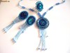 Set colier, inel, cercei cu scoica paua