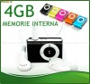 Mini MP3 Player 4GB memorie interna, diferite culori - PRETI PROMOTIONAL -