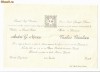 INVITATIE NUNTA, 1919