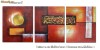 TRIO ABSTRACT 3 - tablou modern 3 piese triptic  - 150x60cm