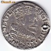 Polonia TRIPLUGROS-TROJAK argint 1593,Sigismund III,moneda din salba