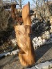 Scaun de gradina cu chip de om (artizanat gradina )