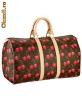 Geanta Louis Vuitton, CERISES CHERRIES MURAKAMI KEEPALL 45 RARE Travel BAG