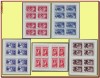 +++ Romania 1947 - Set 5 minicoli Apararea Patriotica (blocuri de 8) +++