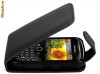 husa neagra piele flip Blackberry  9300