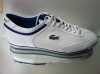Adidasi sport Lacoste alb , negru , albastru