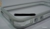 Bumper iPhone 4S Transparent cu ALB Amplifica semnalul Nu Zgarie Telefonul