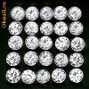 lot 35 safire naturale albe pentru anturaj bijuterii 2.11ct